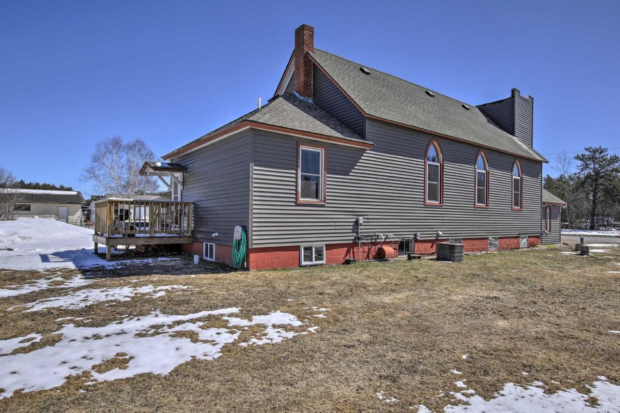 Renovated Historic Church Along Namekagon River! Villa Seeley Exterior photo