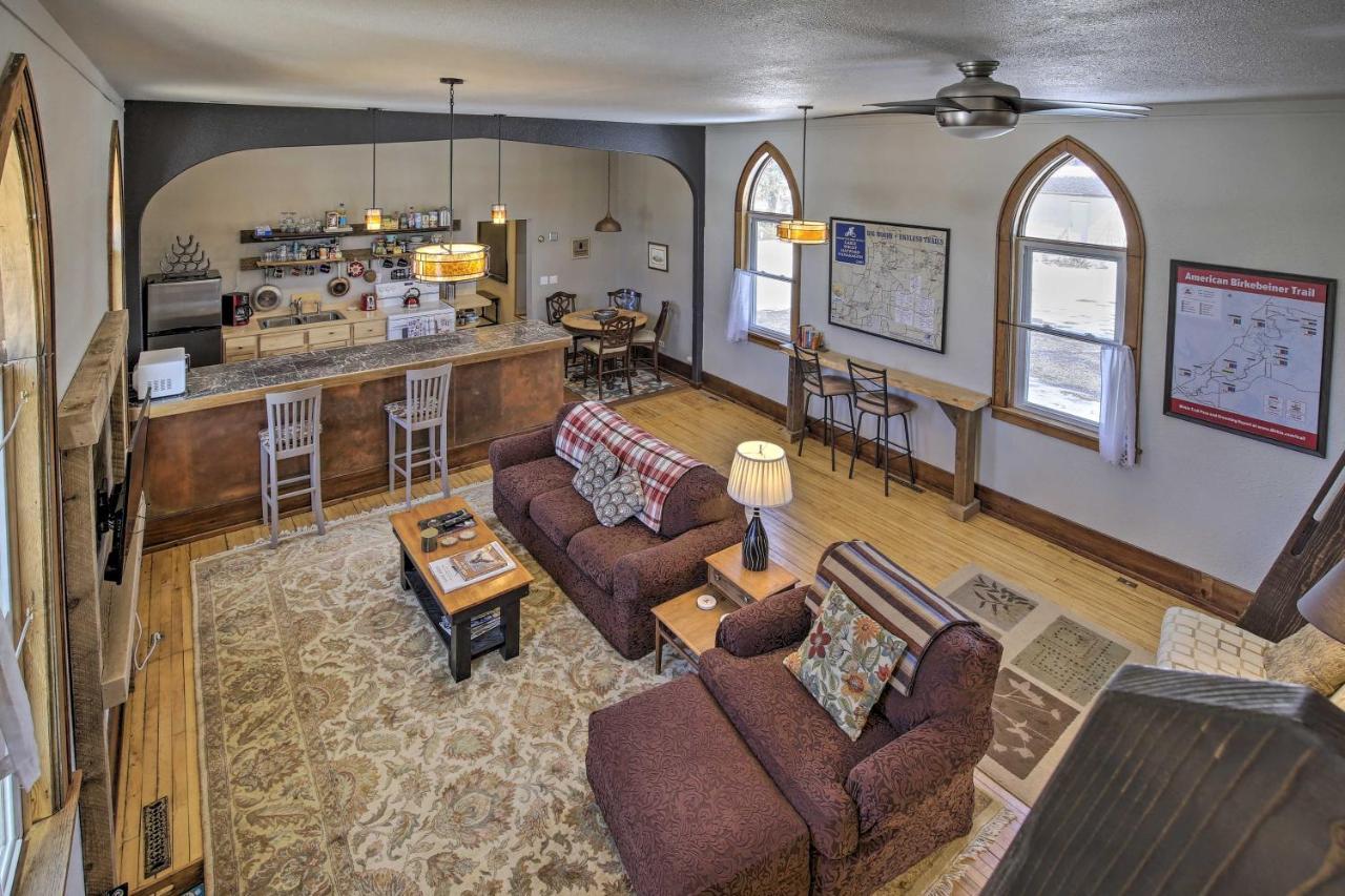Renovated Historic Church Along Namekagon River! Seeley Exterior photo